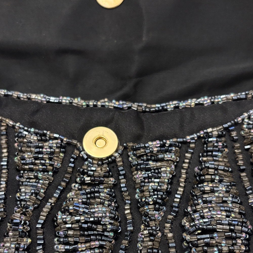 👜 Valerie Stevens Vintage 90s Beaded Crossbody Bag – Long Strap Evening Purse - Picture 8 of 11